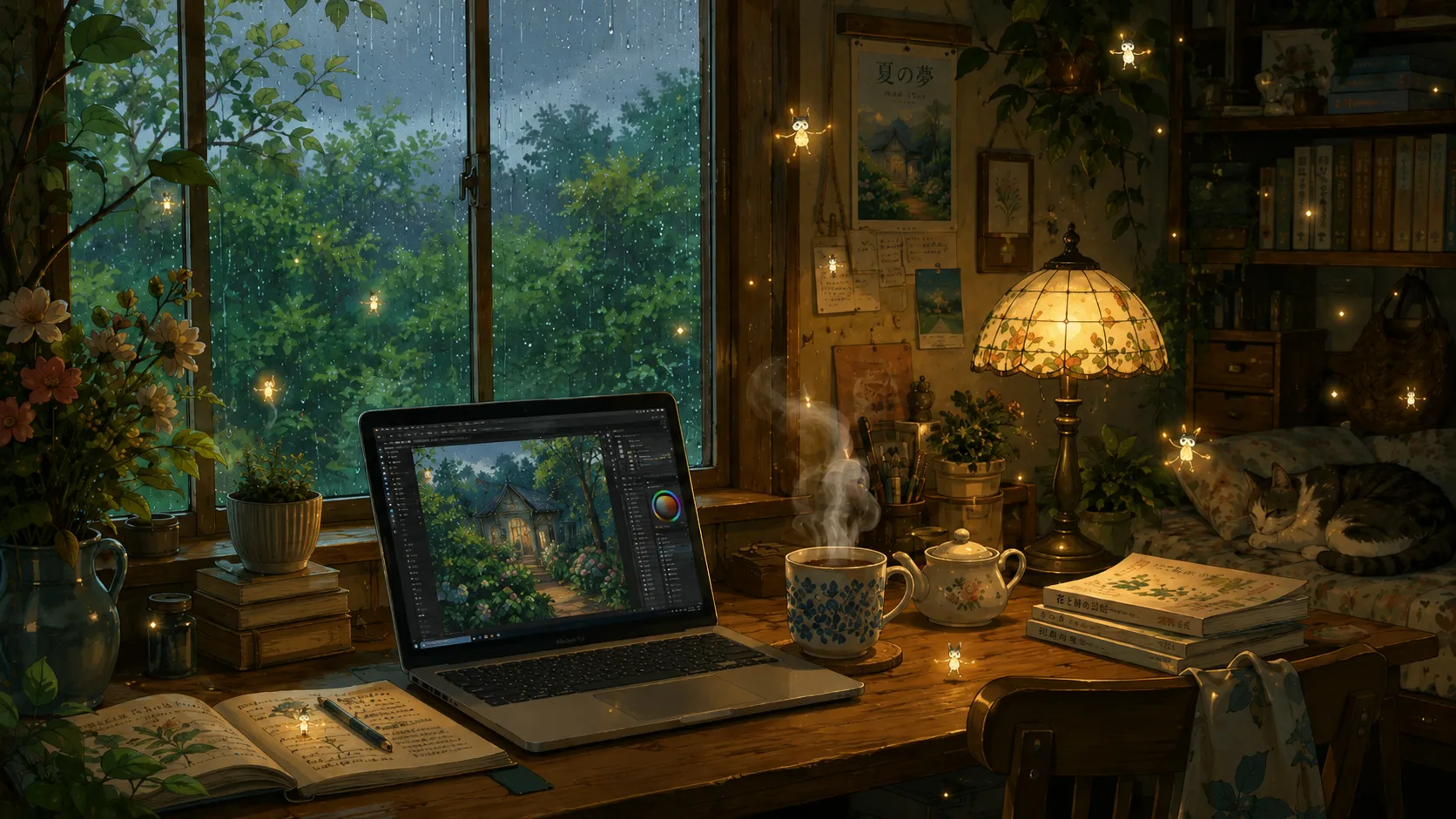 Fairy Dust on a Summer Window AI 음악 썸네일